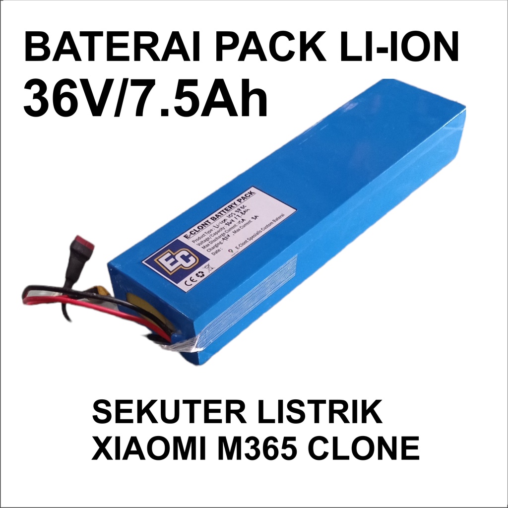 Pack Batterie Lithium 36V 7.8Ah Pour Scooter Électrique - Étanché Et Résistant - Remplacement Universel