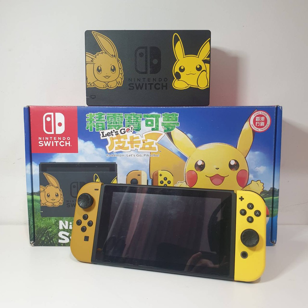 Jual Nintendo Switch Let's Go Pikachu Limited Edition OFW Bekas/Second