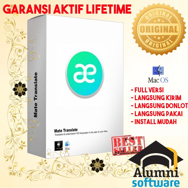 Jual [FULL VERSION] Mate Translate Mac Utility Software GARANSI