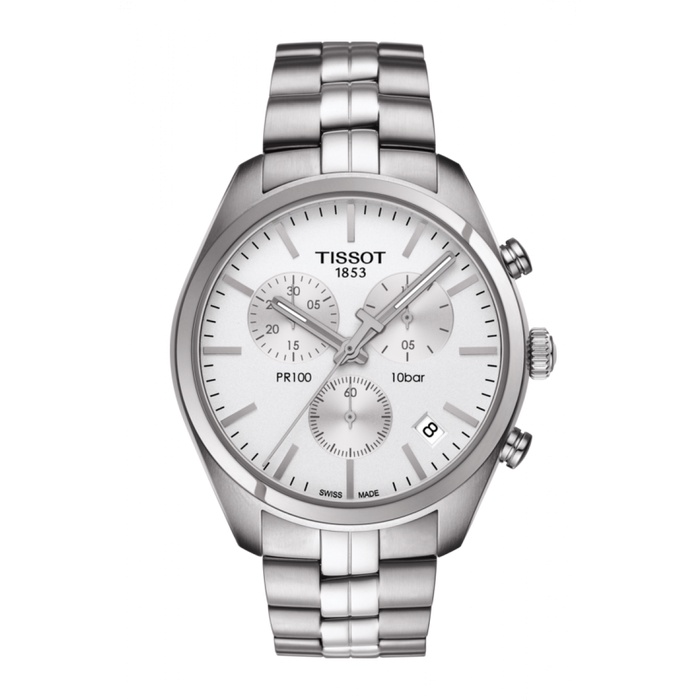 TISSOT T101.417.11.031.00 PR 100 Jam Tangan Pria Silver L13710