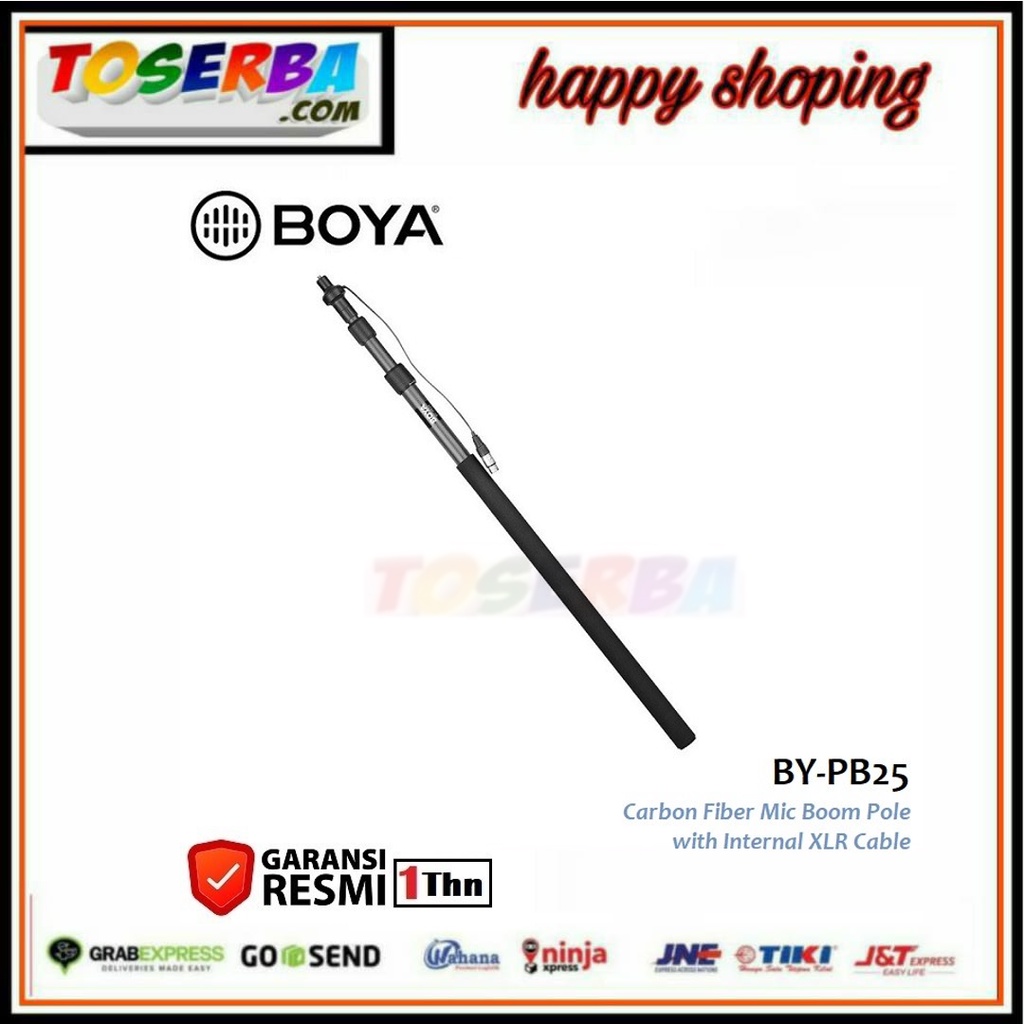 Jual BOYA BY-PB25 Carbon Fiber Microphone Boom Pole with Internal XLR ...