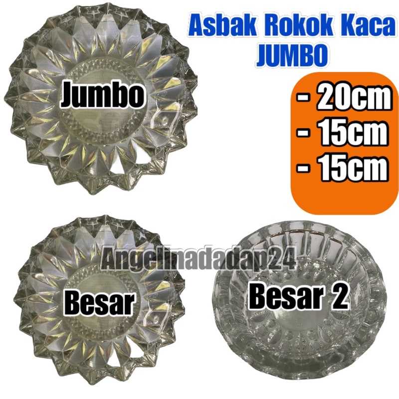 Jual Asbak Kaca Tebal Murah Asbak Beling Kaca Jumbo Free Kardus Shopee Indonesia