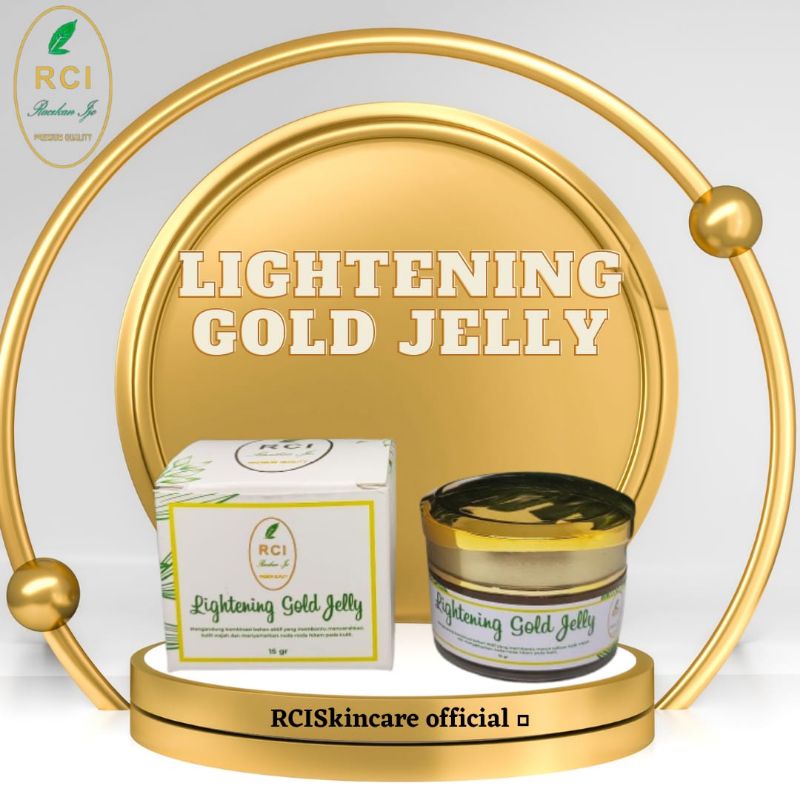Jual Racikan Ijo RCI Skincare Lightening Gold Jelly | Shopee Indonesia