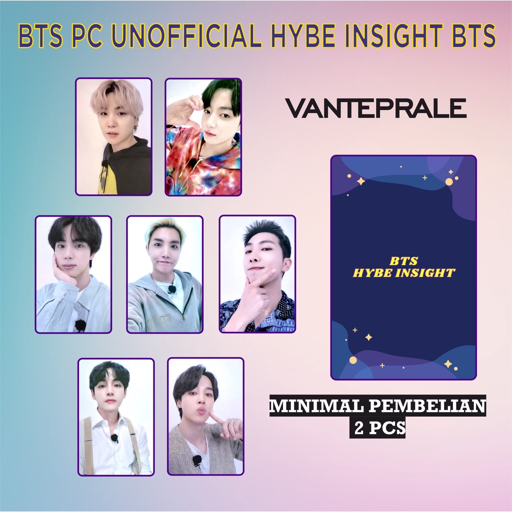Jual PHOTOCARD BTS HYBE INSIGHT PC BTS HYBE INSIGHT | Shopee Indonesia