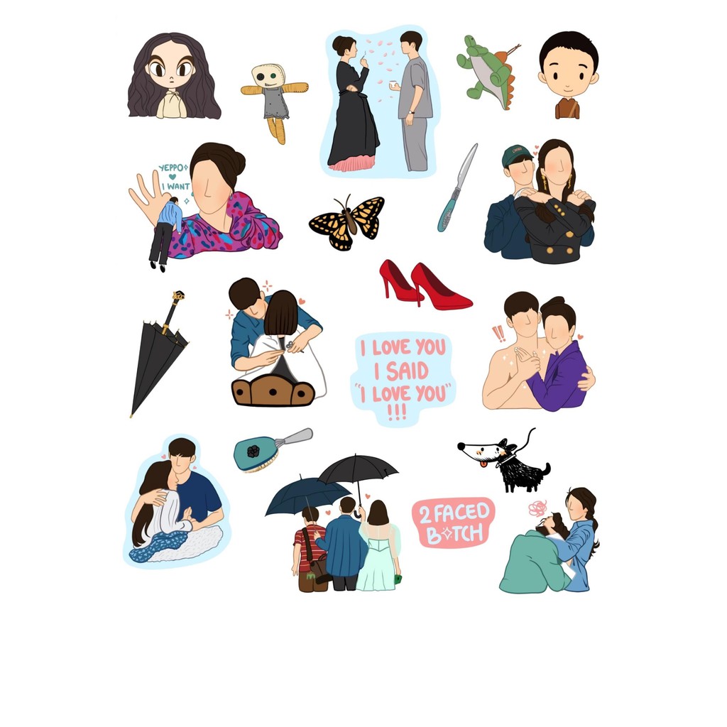 Jual Stiker Custom Kdrama Its Okay To Not Be Okay | Shopee Indonesia