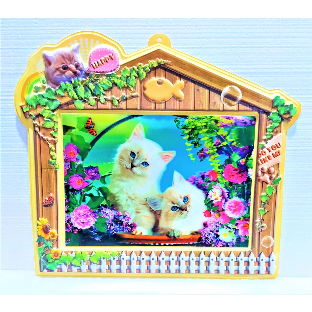 Jual Hiasan Dinding Lukisan 5 Demensin + Bingkai Karakter Timbul Ukuran