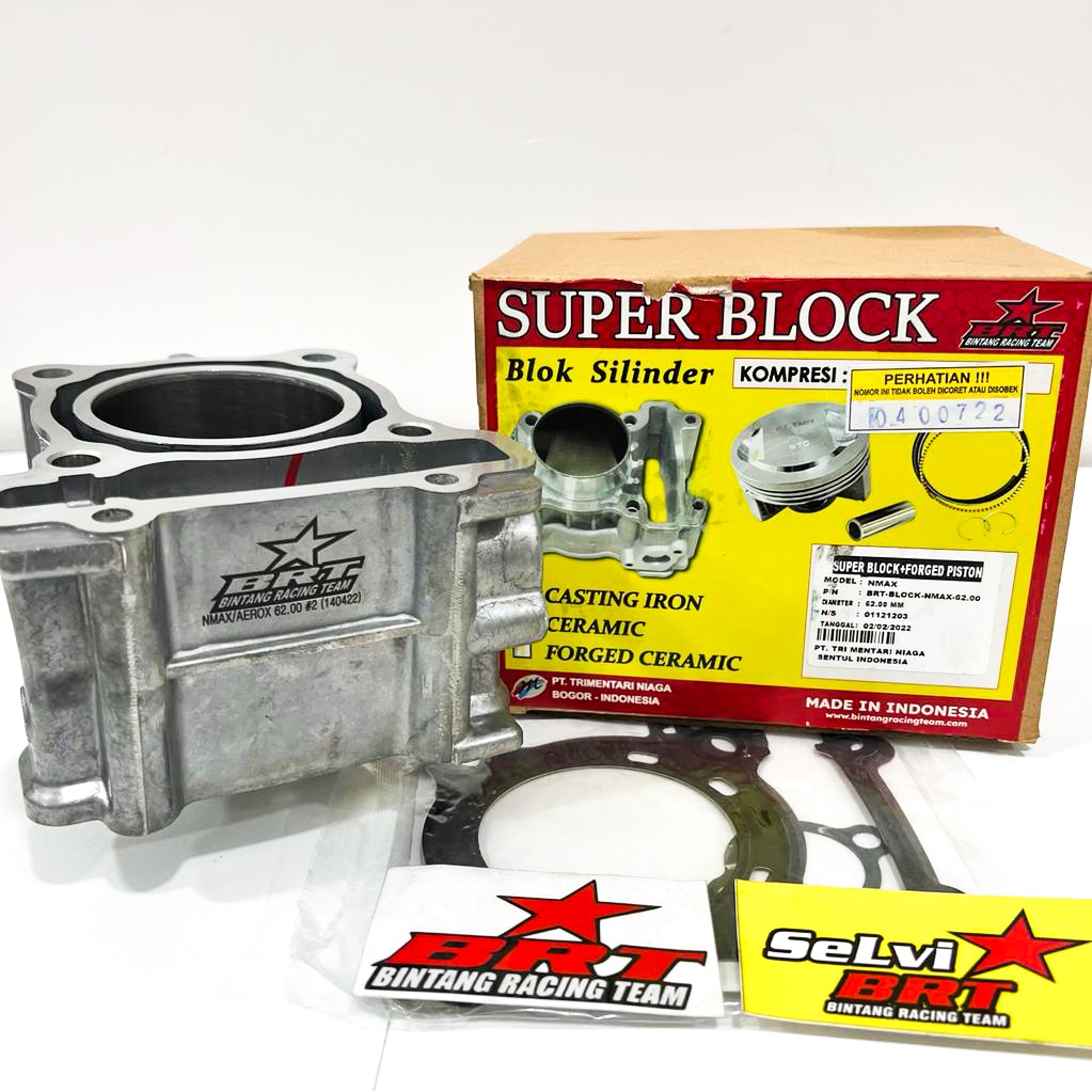 Jual BLOK CAST IRON GEN 2 PENDINGIN GANDA PISTON BRT NMAX AEROX LEXI ...