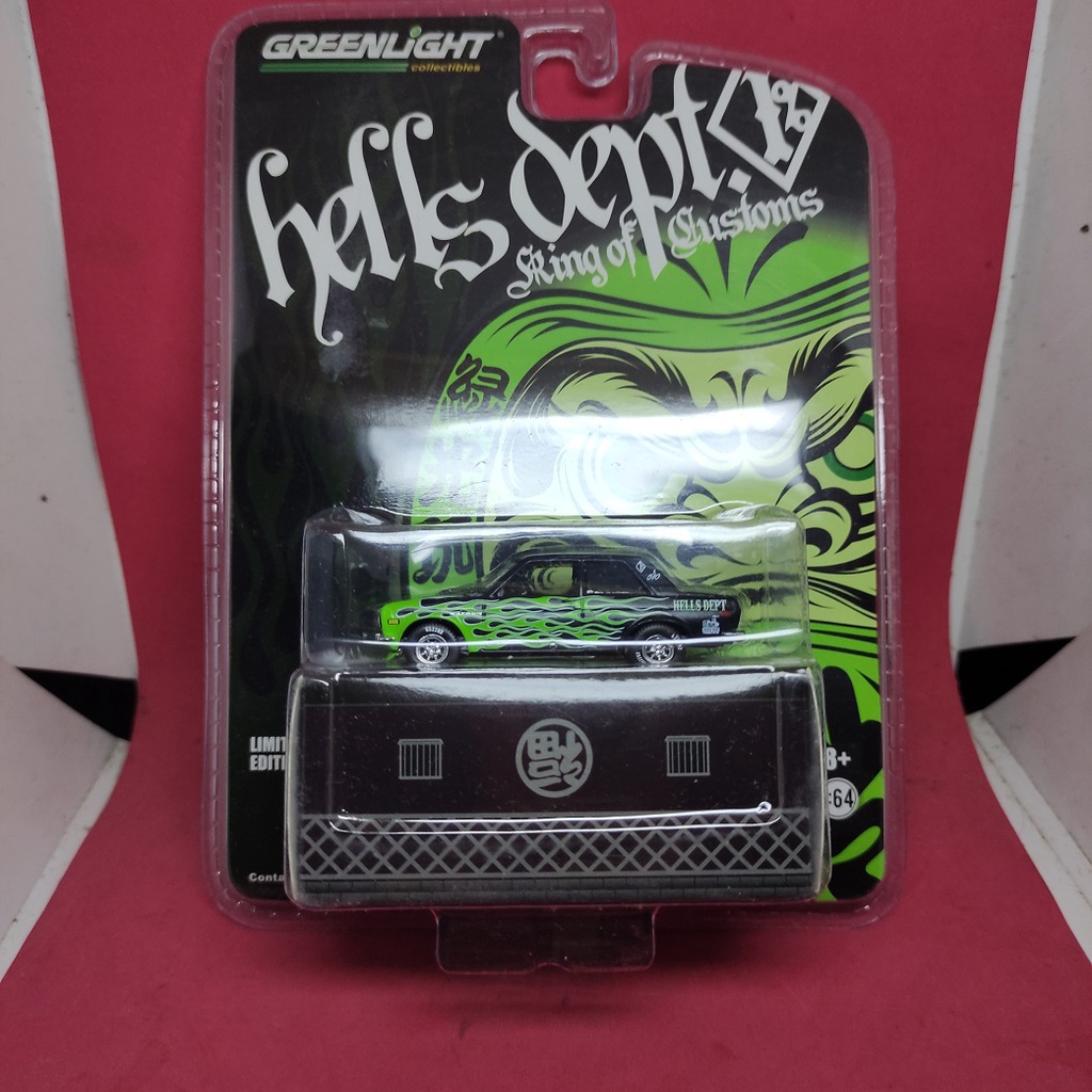 Jual Greenlight Diecast Hells Dept King Of Custom Datsun 510