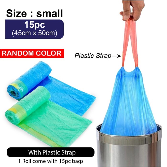 Jual Kantong Plastik Sampah Tali Refill Roll Plastik Gulung X Isi