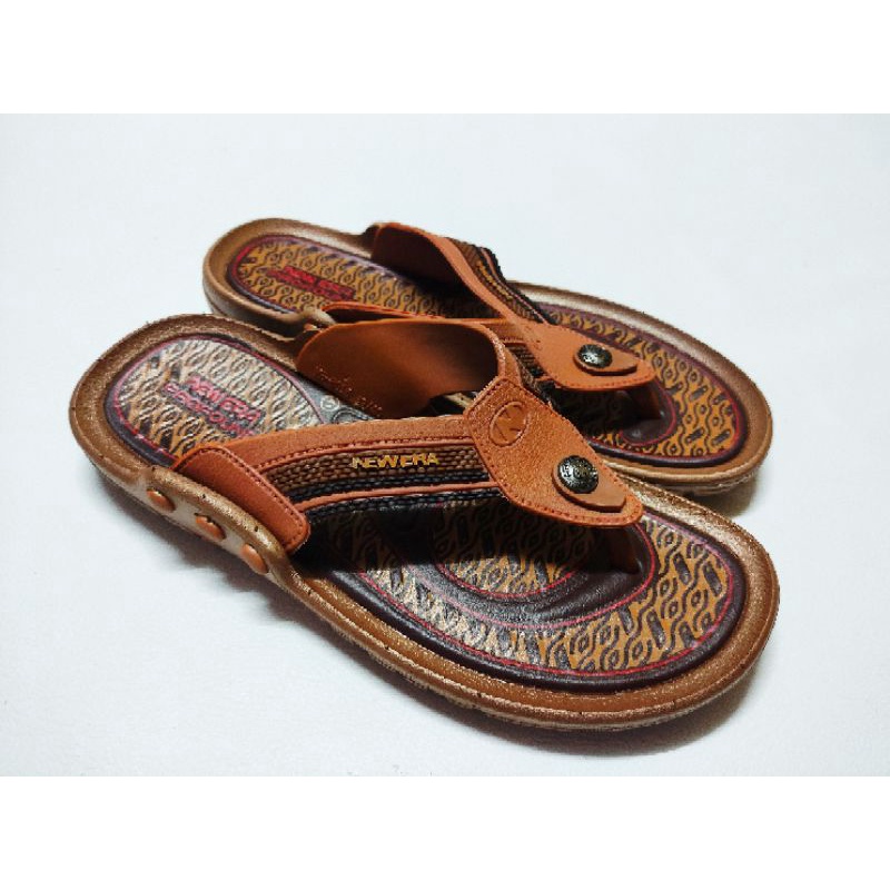 Jual New Era Sandal Jepit Pria New Era Motif Batik Sandal New Era