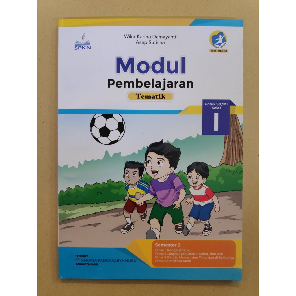 Jual BUKU KELAS 1 SD MODUL PEMBELAJARAN TEMATIK SEMESTER 2 | Shopee ...