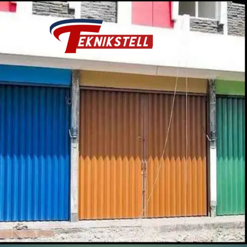 Jual Folding Gate Besi Slat Daun 0.5mm / Pintu Ruko / Pintu Warung ...