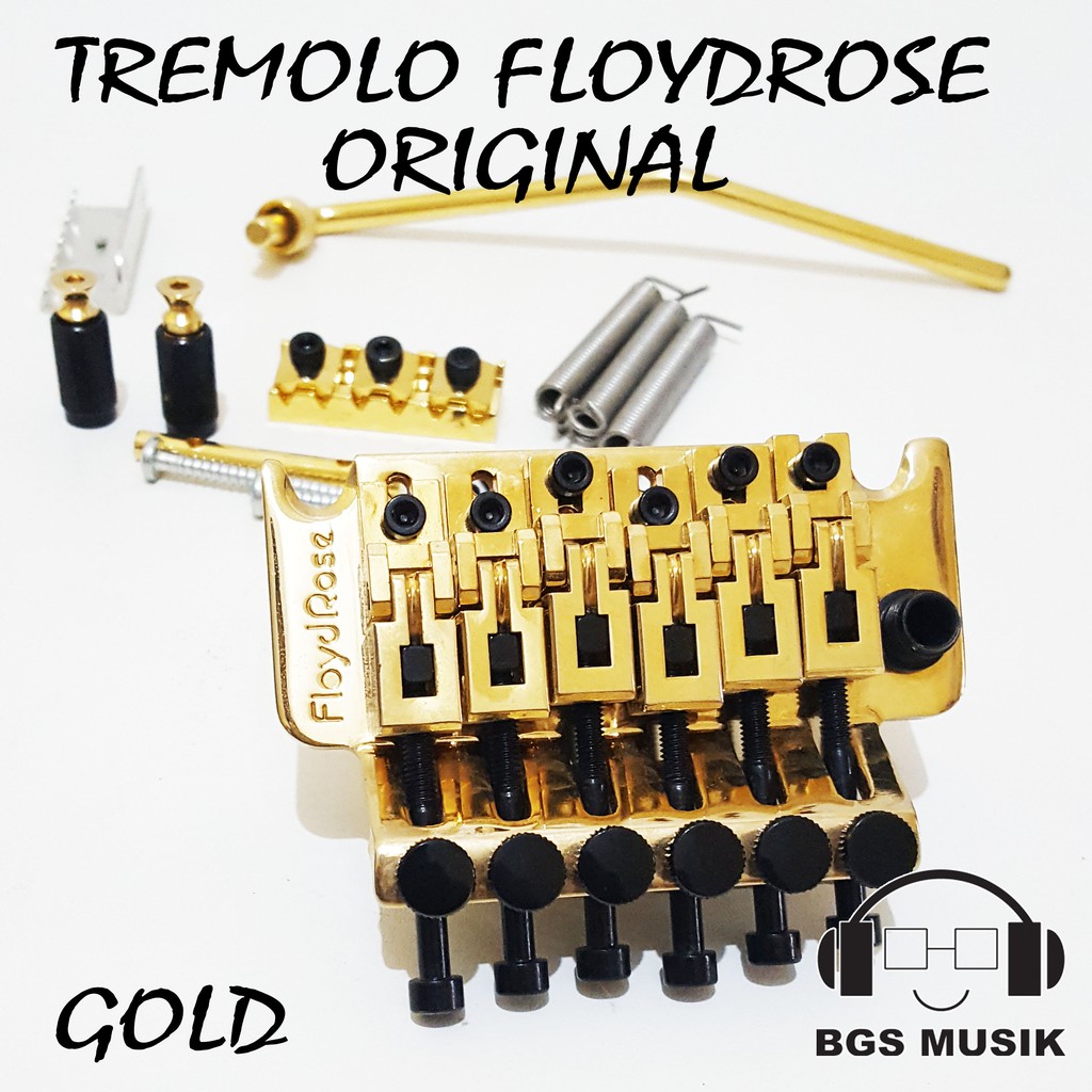 Jual Tremolo Floyd Rose Original Gold - Tremolo Floydrose Original Gold ...