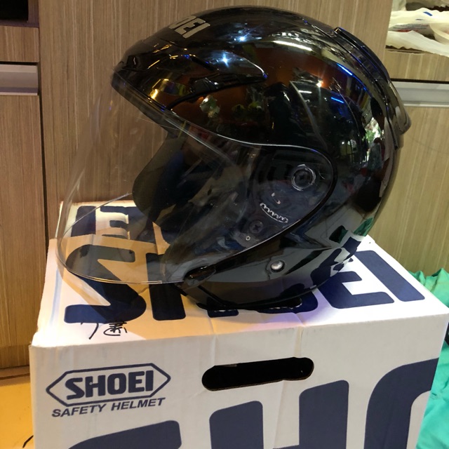 Helm half hot sale face shoei