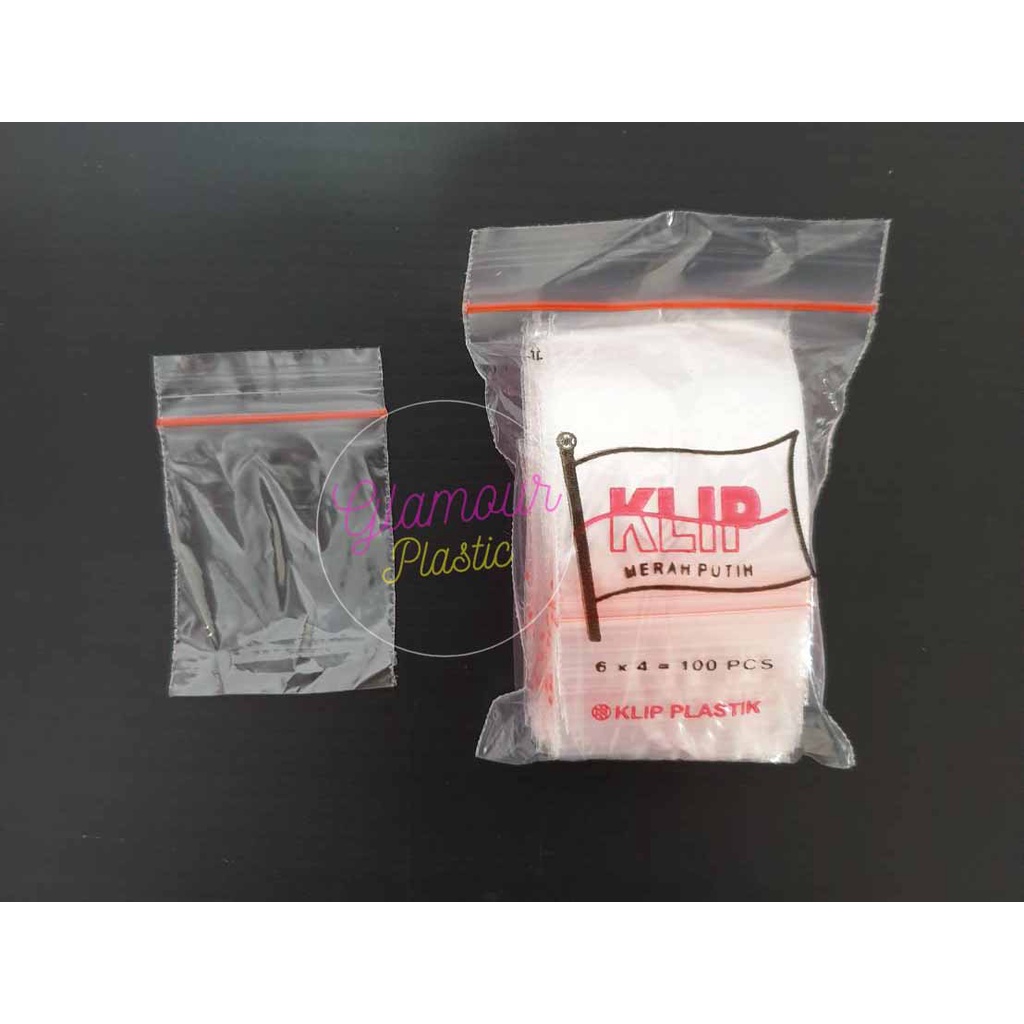 Jual Plastik Klip Ukuran 6x4 Cm 1 Pack Isi 100 Lembarplastik Zip Lockplastik Cetik Shopee 0406