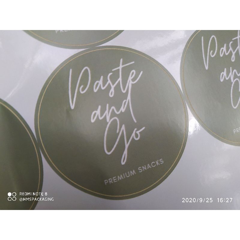 Jual custom Sticker ukuran 8x8cm | Shopee Indonesia