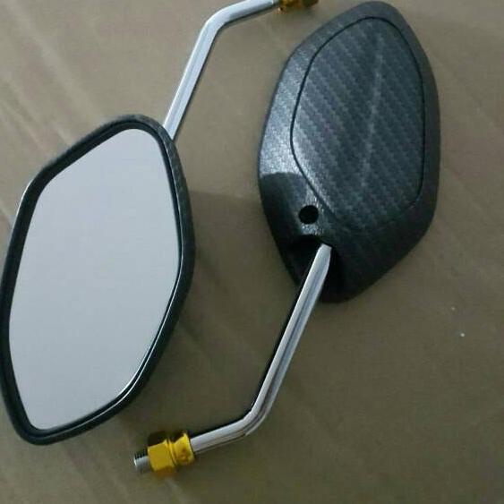 Jual New Spion Motor Model Beat Standart Carbon Tangkai Crome Motor Honda Yamaha Shopee