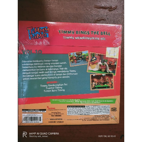 Jual VCD original TIMMY TIME vol.10 Timmy rings the bell | Shopee Indonesia