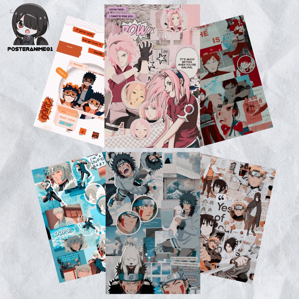 Jual Poster Anime Aesthetic Naruto 2 Poster Aesthetic Naruto