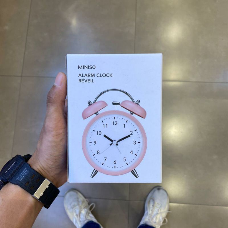 Jual Miniso Classic Alarm Clock Shopee Indonesia