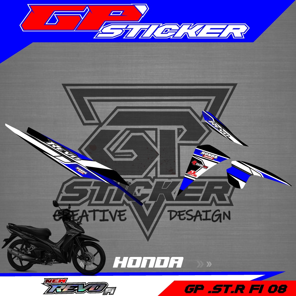 Jual STICKER STRIPING LIST VARIASI REVO FI NEW / REVO FIT INJEKSI ...