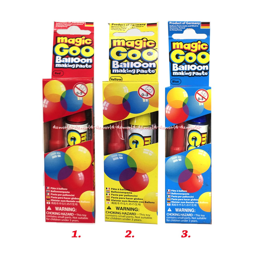 Jual MUL Magic Goo Balloon Making Paste Yellow Mainan Pasta Membuat ...