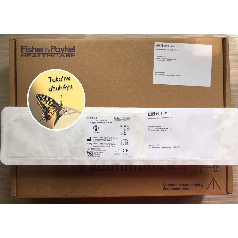 Jual Nasal Tubing Fisher & Paykel BC 191 / 70mm | Shopee Indonesia