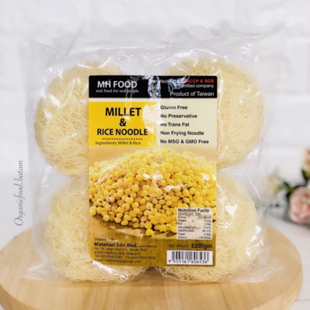 Jual MH Food Gluten Free Millet & Rice Noodle 200g | Shopee Indonesia