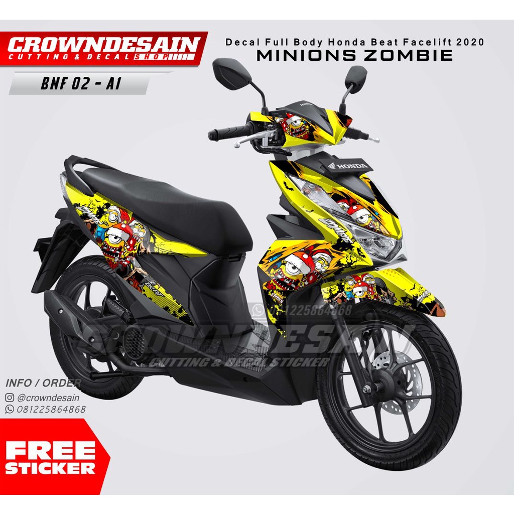 Jual Decal Fullbody Beat Deluxe 2021 Stiker Decal New Beat 2021