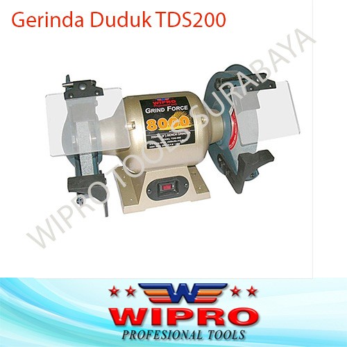 Jual Mesin Gerinda Duduk Bench Grinder Size Inch Wipro Tds Tds Shopee Indonesia