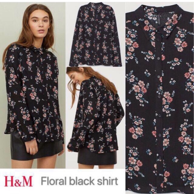 H and m outlet viscose shirt