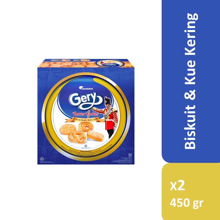 Jual Gery Butter Cookies 2 x 450 gr Shopee Indonesia
