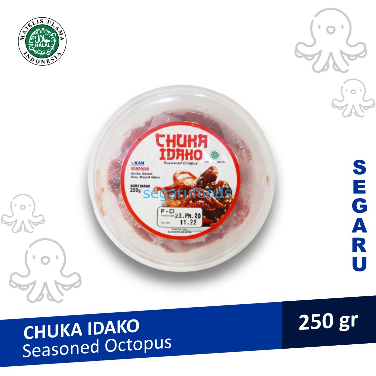 Jual Chuka Idako | Seasoned Baby Octopus | Gurita Kecil Halal MUI 250 ...