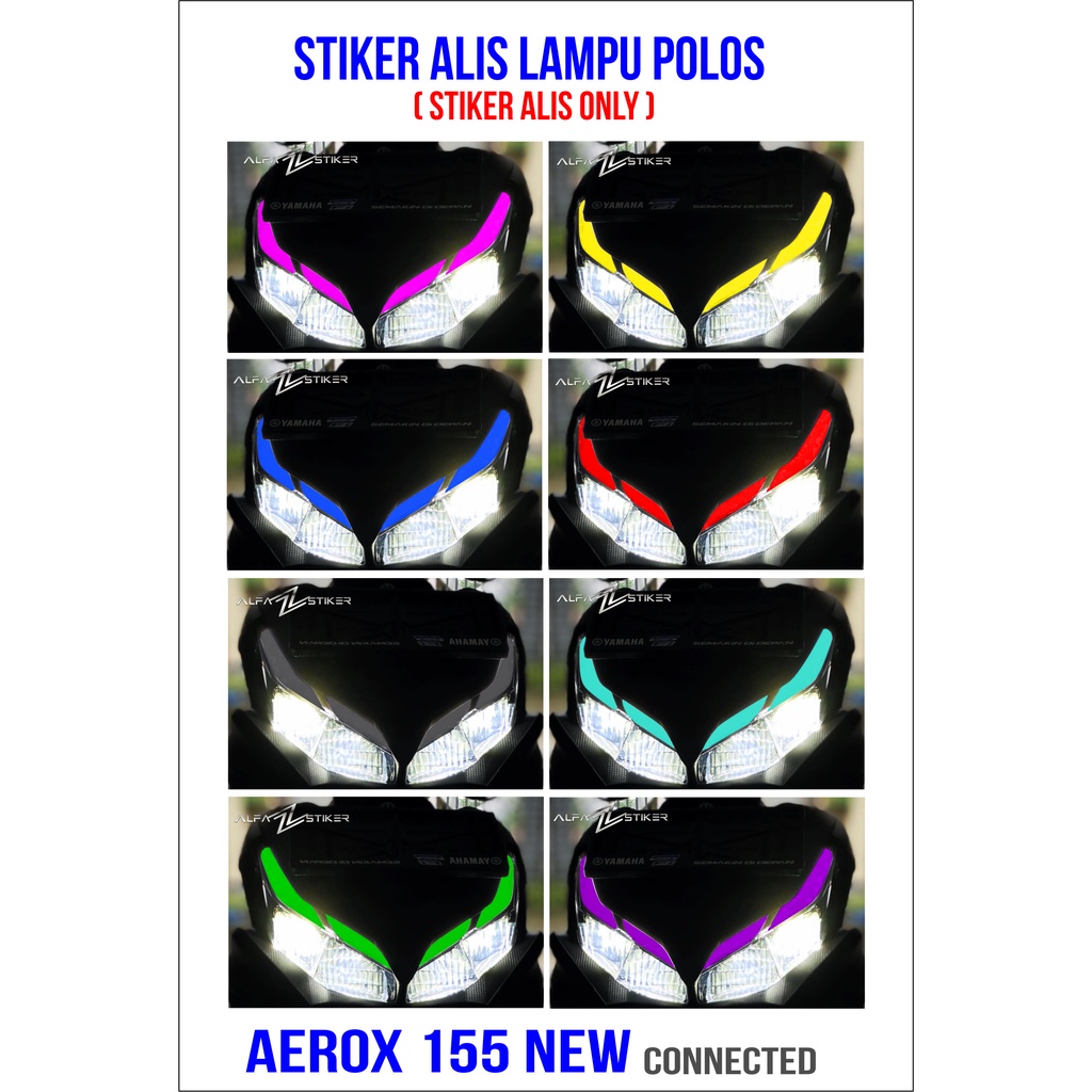 Jual STIKER ALIS NEW AEROX 155 POLOS | Shopee Indonesia