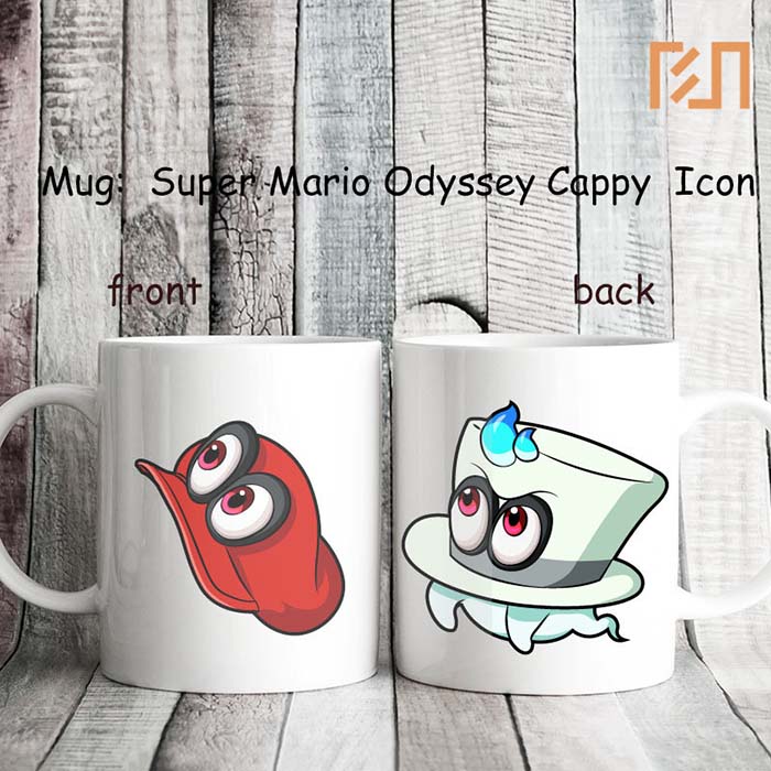 Jual Mug Super Mario Odyssey Cappy Icon | Shopee Indonesia