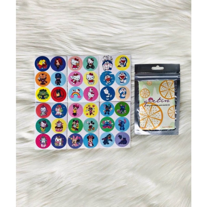 Jual Gietin Sticker Aroma Isi 12 Patch Dan 36 Patch Aromask Luscious ...