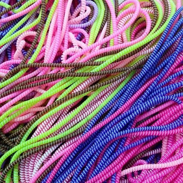 10 stuks kabelbeschermer, spiraalvormige datakabel beschermende huls, hoofdtelefoonspaarder, oplader beschermhoes om te voorkomen dat huisdieren de kabel bijten (levendige kleuren