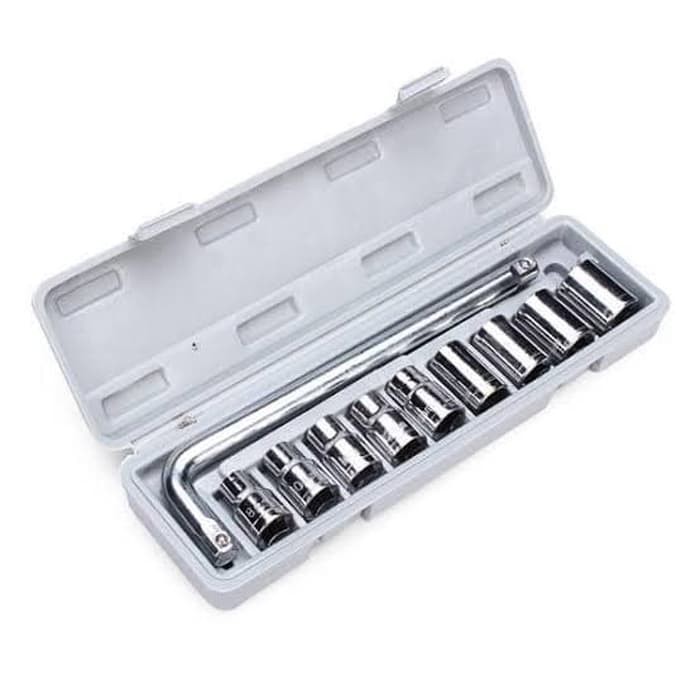 Jual Kunci Shock Sok Set 10 Pcs / Socket Wrench Set | Shopee Indonesia