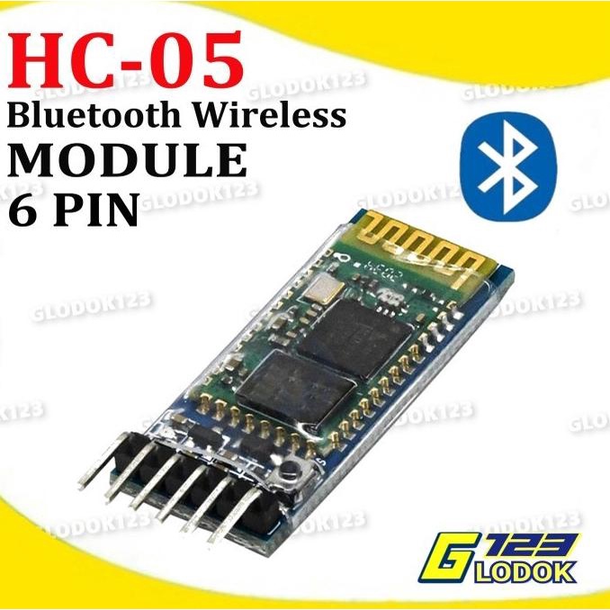 Jual HC-05 HC05 6 Pin Bluetooth Transceiver Modul Wireless Arduino Uno