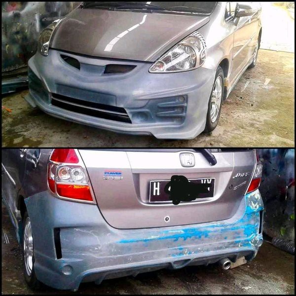 Jual BODYKIT jazz gd3 2004 2005 2006 2007 2008 BODIKIT BODY KIT JAZZ