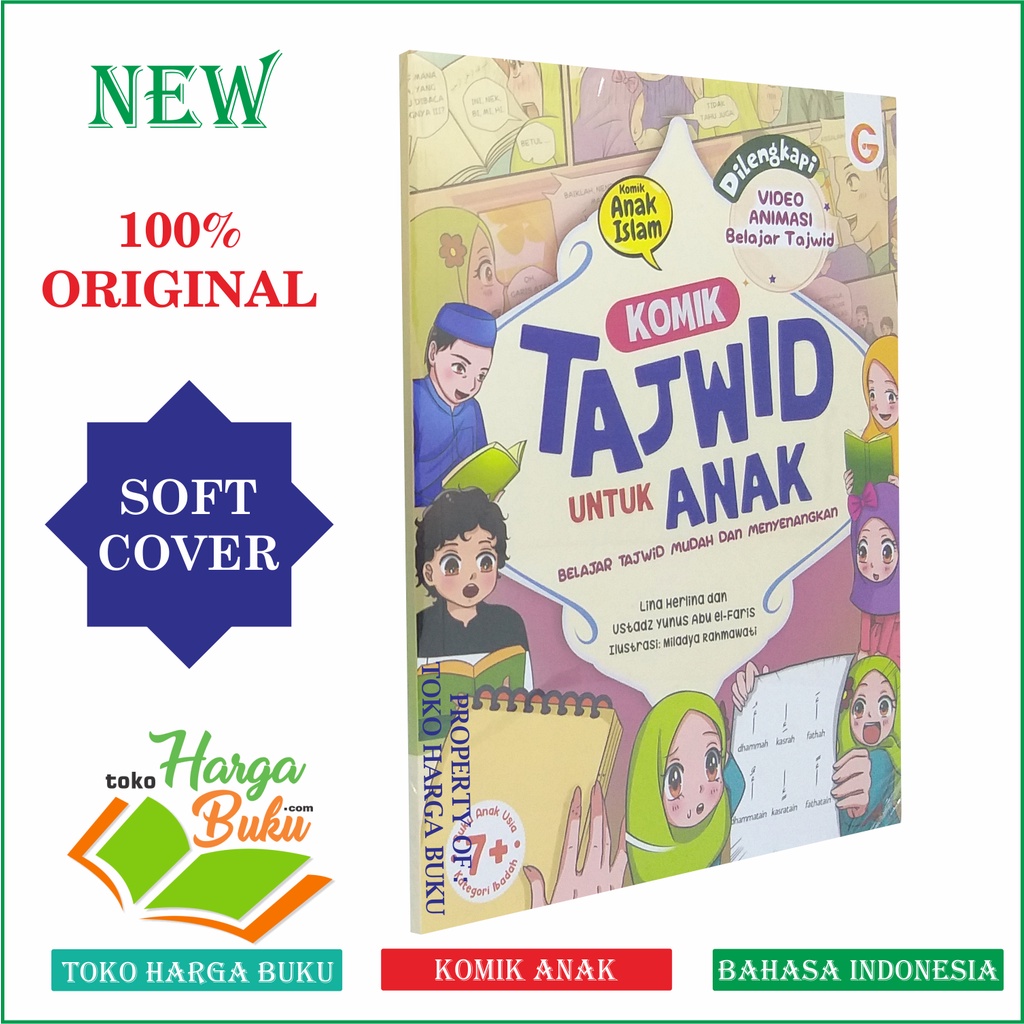 Jual Komik Tajwid Untuk Anak Dilengkapi Video Animasi Belajar Tajwid ...