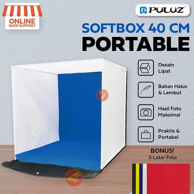 Jual Softbox 40cm Portable Mini Foto Studio Photo Soft Box SOFTBOX