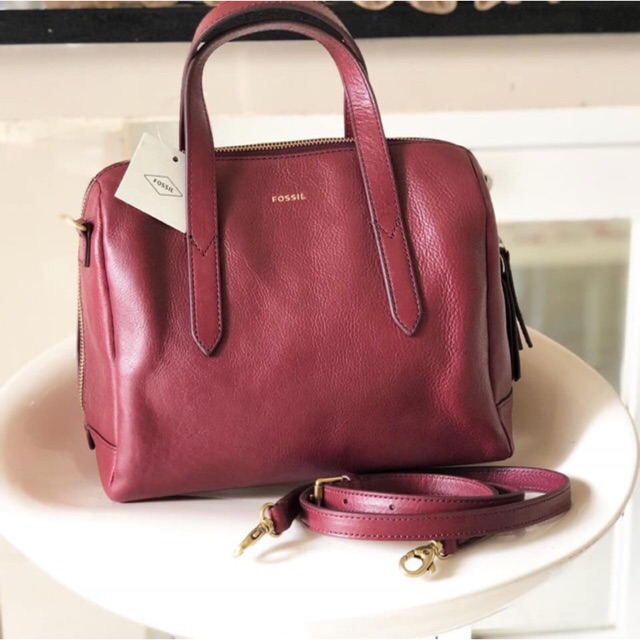 Fossil sydney cheap satchel cabernet