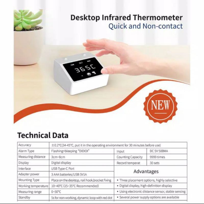 Jual K3 Infrared Thermometer No Contact Infrared Thermogun Automatic