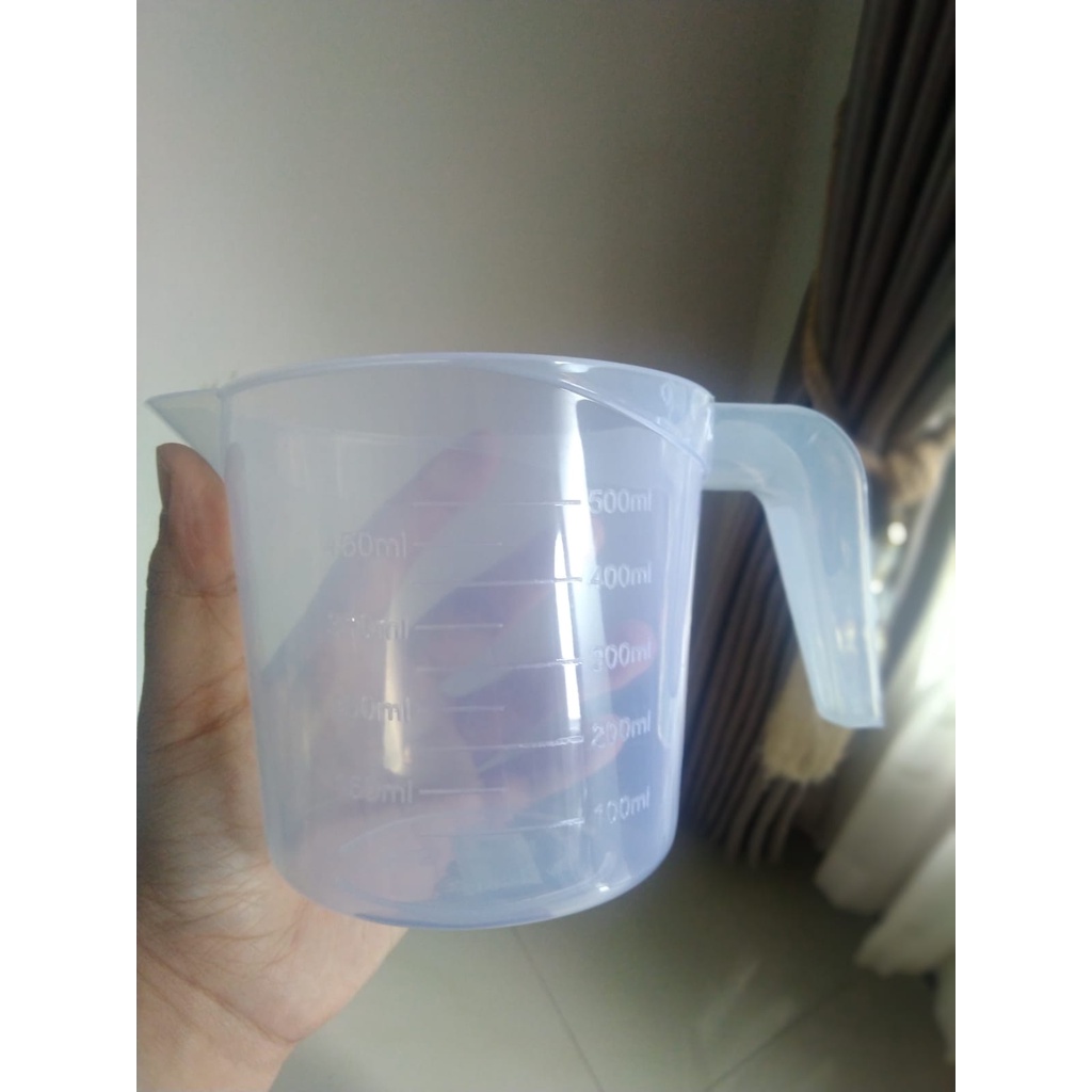 Jual Gelas Ukur Gelas Takar Takaran 12 05 Liter 500 Ml 500cc 05l Plastik Shopee Indonesia 3232