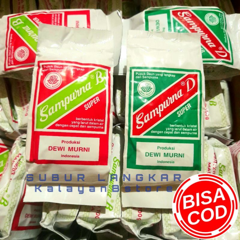 Jual PUPUK DAUN & BUAH KEMASAN 100 GRAM | Shopee Indonesia