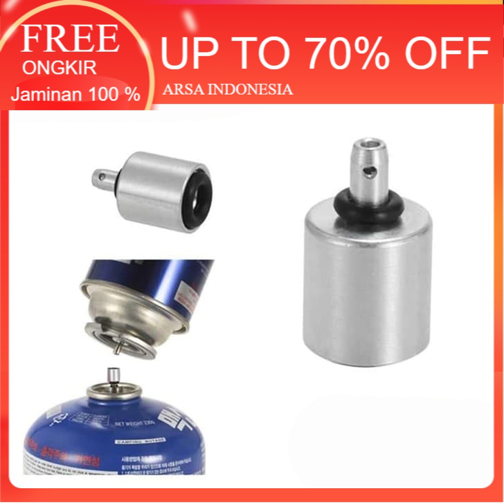 Jual Adapter / adaptor refill tabung gas ulir canister soto msr snow peak Shopee Indonesia