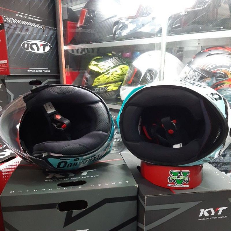 Jual kyt helm ttc leopard+kyt nfj motif leopard original.couple ...