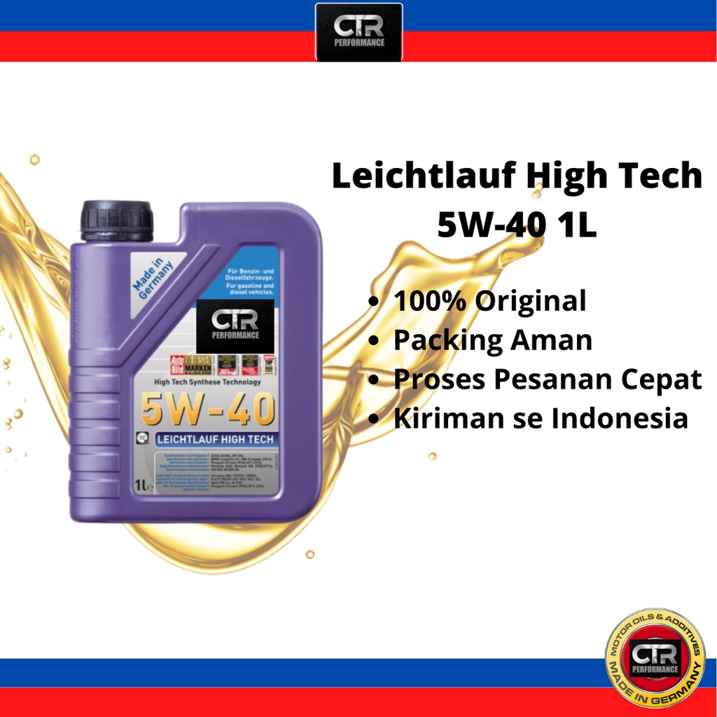Jual Leichtlauf High Tech 5w-40 1Liter 100% Original | Shopee Indonesia
