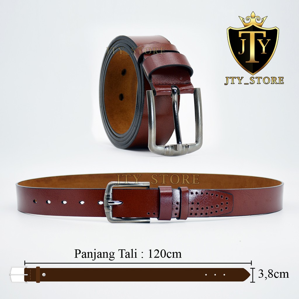 eksekutif belt ikat pinggang pria belt gesper jarum pria square